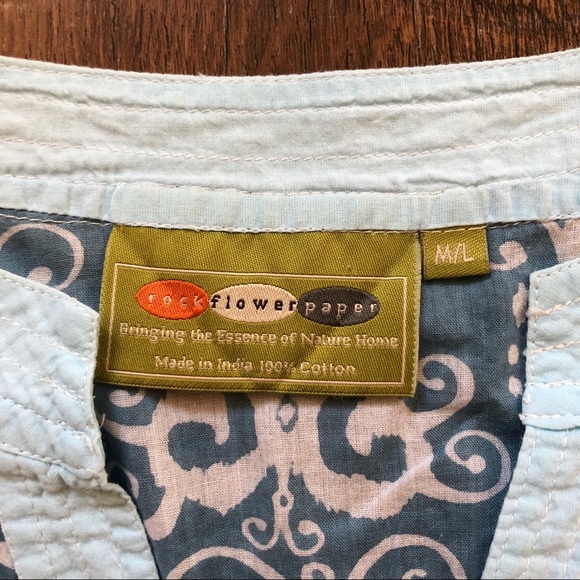 ROCK FLOWER PAPER tunic / beach cover up, size M/L - Picture 9 of 9